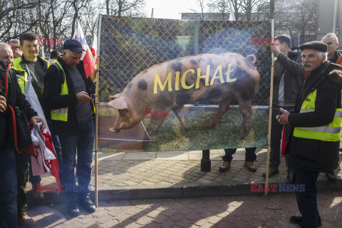 Protest rolników w Warszawie