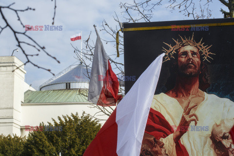 Protest rolników w Warszawie