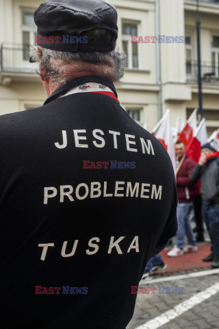 Protest rolników w Warszawie