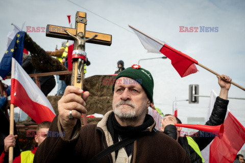 Protest rolników w Warszawie