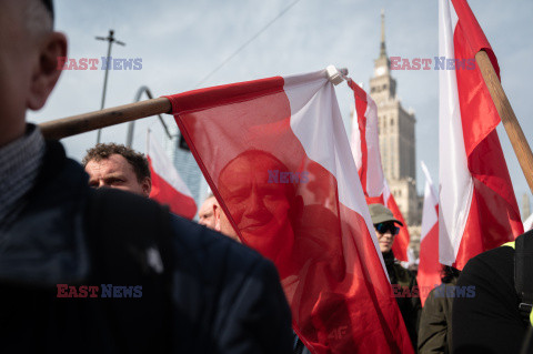 Protest rolników w Warszawie