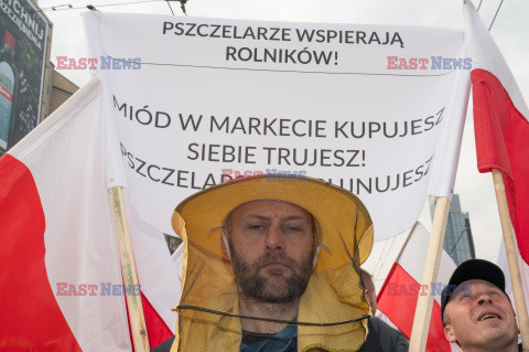 Protest rolników w Warszawie