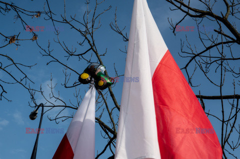 Protest rolników w Warszawie