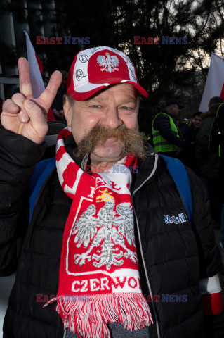 Protest rolników w Warszawie