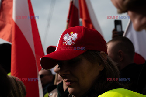 Protest rolników w Warszawie