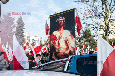 Protest rolników w Warszawie