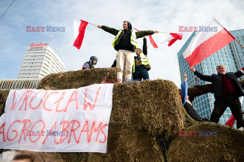 Protest rolników w Warszawie