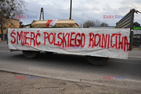 Protest rolników w Warszawie