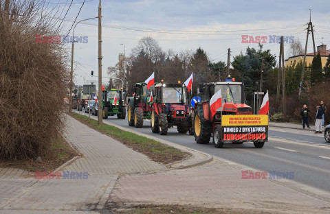 Protest rolników w Warszawie