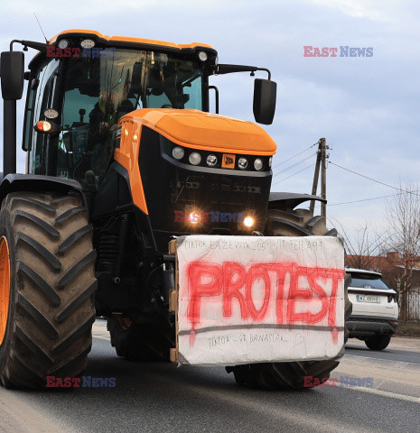 Protest rolników w Warszawie