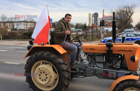 Protest rolników w Warszawie