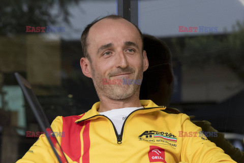 Robert Kubica za kierdownicą Ferrari z AF Corse