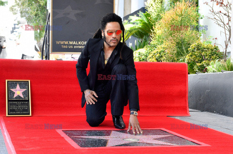 Lenny Kravitz otrzymał gwiazdę na Bulwarze Sławy