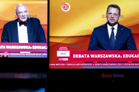 Debata kandydatów na prezydenta Warszawy w TVP