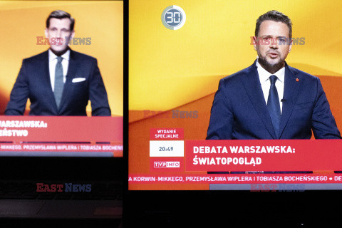 Debata kandydatów na prezydenta Warszawy w TVP