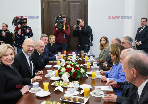 Denys Szmyhal w polskim parlamencie