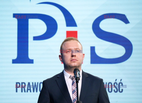 Konferencja prasowa PiS przy Nowogrodzkiej