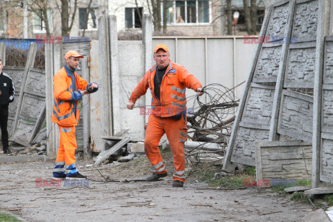 Zniszczenia w Dnieprze po rosyjskim ataku