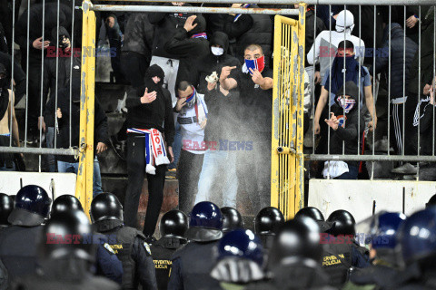 Zamieszki podczas meczu HNK Hajduk Split - GNK Dinamo Zagreb