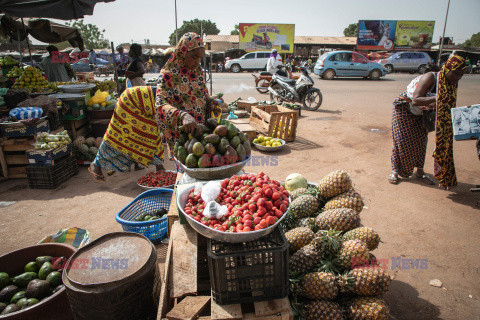 Zbiory truskawek w Burkina Faso