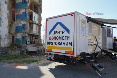 Mobilne centrum pomocy w Borodziance