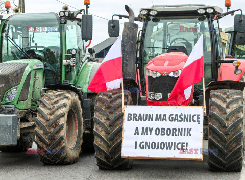 Protest rolników w Łodzi