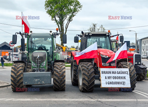 Protest rolników w Łodzi