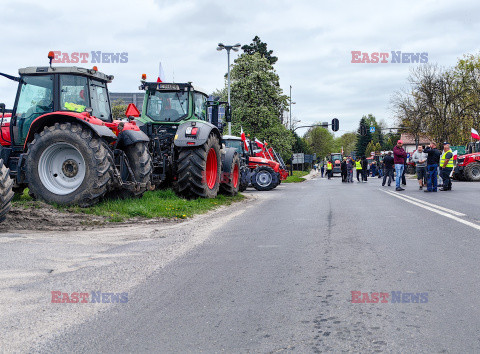 Protest rolników w Łodzi