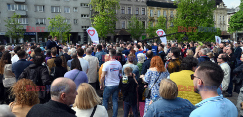 Spotkanie wyborcze Rafała Trzaskowskiego w Krakowie