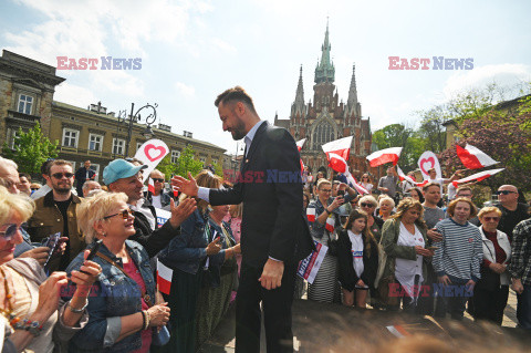 Spotkanie wyborcze Rafała Trzaskowskiego w Krakowie