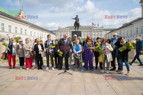 Tulipany dla Marii Kaczynskiej