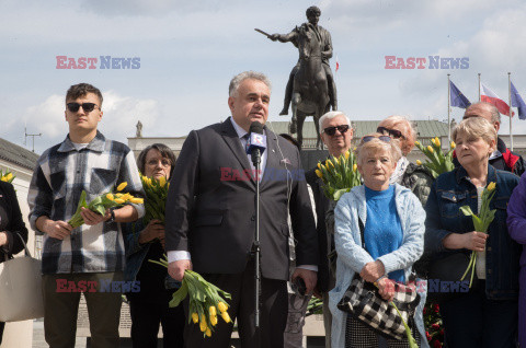 Tulipany dla Marii Kaczynskiej