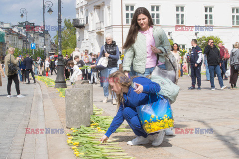 Tulipany dla Marii Kaczynskiej