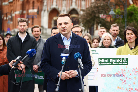 Konferencja Łukasza Gibały w Krakowie