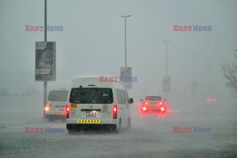 Ulewne deszcze w Dubaju