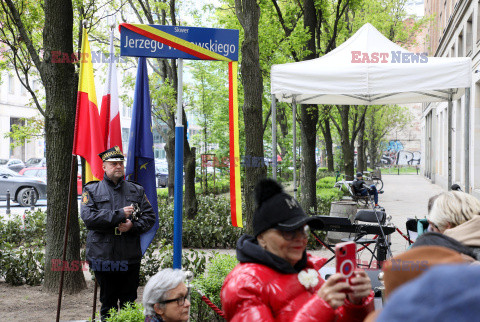 Uroczystość nadania skwerowi imienia Jerzego Wasowskiego