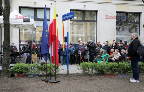 Uroczystość nadania skwerowi imienia Jerzego Wasowskiego