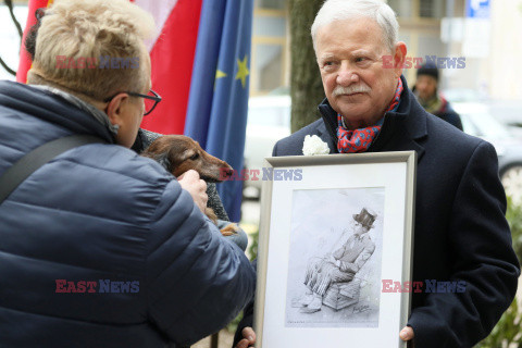 Uroczystość nadania skwerowi imienia Jerzego Wasowskiego