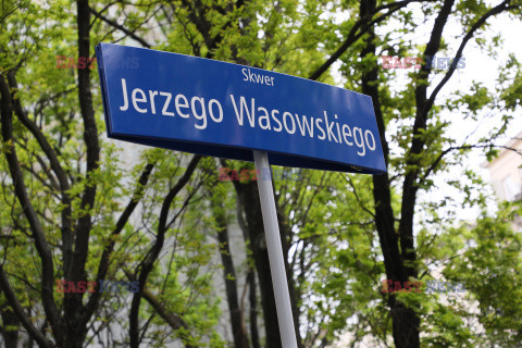 Uroczystość nadania skwerowi imienia Jerzego Wasowskiego