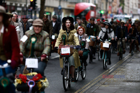 Rowerowy Tweed Run w Londynie