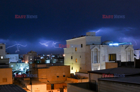 Malownicz burza w Kuwejcie