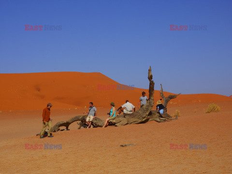 Dolina Sossusvlei w Namibii