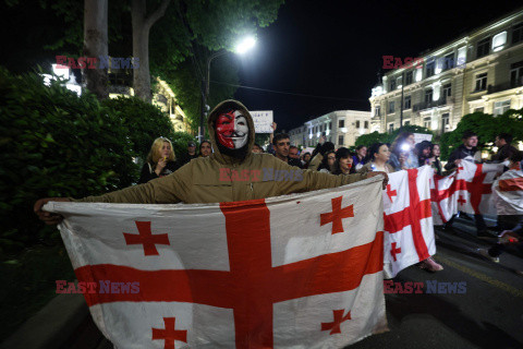 Protesty w Tbilisi