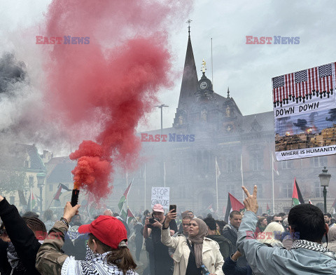 Protesty w Malmo  przeciwko udziałowi Izraela w konkursie Eurowizji