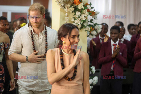 Książę Harry i Meghan Markle z wizytą w Nigerii