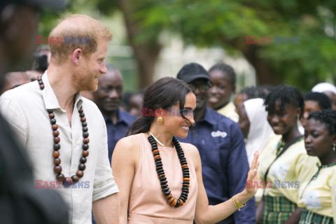 Książę Harry i Meghan Markle z wizytą w Nigerii