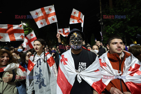 Protesty w Tbilisi