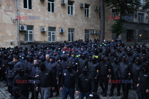 Protesty w Tbilisi