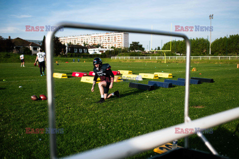 Profesjonalny zespół futbolu amerykańskiego w Paryżu - AFP