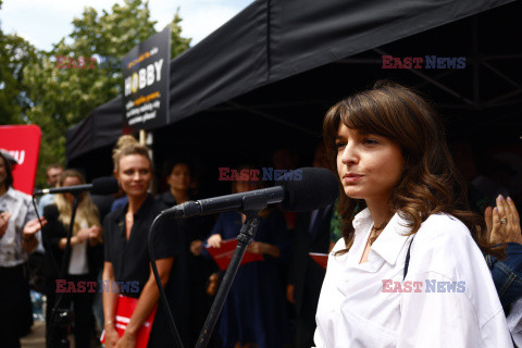 Protest twórców filmowych przed Sejmem ws. tantiem